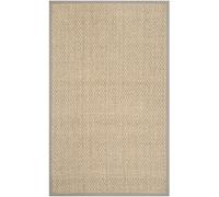 Safavieh Tapis en Fibres Naturelles Salon, Salle à Manger, Chambre à Coucher - Natural Fiber Collection, Tapis à Poil Court, Naturel, 91 X 152 cm