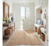 SAFAVIEH Tapis en Fibres Naturelles Salon, Salle à Manger, Chambre à Coucher - Natural Fiber Collection, Tapis à Poil Court, Naturel, 152 X 229 cm