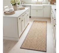 Safavieh Tapis en Fibres Naturelles Salon, Salle à Manger, Chambre à Coucher - Natural Fiber Collection, Tapis à Poil Court, Naturel, 61 x 213 cm