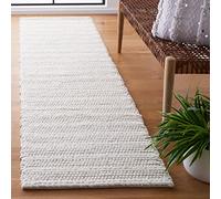SAFAVIEH Tapis Fibre Naturelle pour Salon, Salle à Manger, Chambre à Coucher - Natura Collection, Poils Moyens, Crème et Multicolore, 69 X 183 cm