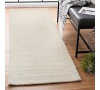 SAFAVIEH Tapis géométrique pour Salon, Salle à Manger, Chambre à Coucher - Natura Collection, Tapis à Poil Court, Ivoire, 61 X 91 cm