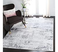 Safavieh Tapis Moderne pour Salon, Salle à Manger, Chambre à Coucher - Amelia Collection, Tapis à Poil Court, Ivoire, 122 X 183 cm