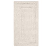 SAFAVIEH Tapis Shag pour Salon, Salle à Manger, Chambre à Coucher - Florida Shag Collection, Tapis à Poil Long, Crème et Crème, 61 X 91 cm
