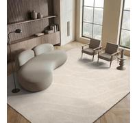 Safavieh Tapis Shag pour Salon, Salle à Manger, Chambre à Coucher - Florida Shag Collection, Tapis à Poil Long, Crème, 244 X 305 cm
