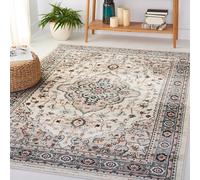 Safavieh Tapis Traditionnel pour Salon, Salle à Manger, Chambre à Coucher - Lyndhurst Collection, Tapis à Poil Court, Crème et Beige, 160 x 230 cm