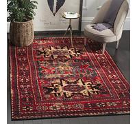 Safavieh Tapis Traditionnel pour Salon, Salle à Manger, Chambre à Coucher - Persian Collection, Tapis à Poil Court, Rouge et Multi, 122 x 183 cm