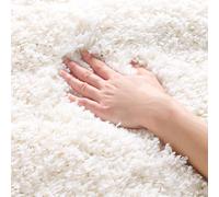 Safavieh Zoe Tapis Polypropylène/Jute/Polyester/Coton Blanc 91 X 152 cm