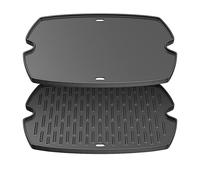 Safbbcue 7582 Plaque de cuisson en fonte 43,2 cm pour Weber Q1000 Q1200 Q1400 Q100 Q120 Q140 Series GS4 Grilles compatibles avec Weber 50060001 50060301 386001 386002 Grille de remplacement. Grille