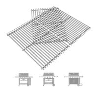 SafBbcue Grille et grille de cuisson en acier inoxydable 66089/66097 47,6 cm pour Weber Genesis II E-410 S-410 E-435 S-435 Genesis II LX E-410 LX E-440 Genesis II LX 440 SE-410