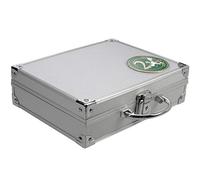 Safe 174 malette numismatique Aluminium avec 6 Plateaux 6326 pour 210 pièces de 26 mm | 21 x 7,8 x 25,6 cm