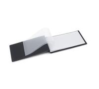 SAFE 226 - Album de poche pour billets de banque | 20 pages pour 20 à 40 billets | Format compact 210 x 110 mm | Feuilles sans plastifiants | Couverture noire aspect cuir