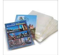 SAFE 9249 100 pochettes pour cartes postales | feuilles sans plastifiant | Pour les cartes postales neuves : 110 x 144 mm