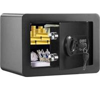 Safe Safes 0,5 pied cube Coffre-fort pour meubles avec porte-monnaie ignifuge, mot de passe et offre-fort numérique domestique, étagère amovible dans l'armoire intérieure
