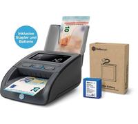 Pack Safescan 155-S : Détecteur de faux billets + batterie + empileur de billets