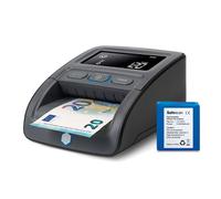 Safescan 155-SX détecteur de faux billets portable pour vérifier rapidement les billets - Détecteur avec détection sur 7 points - Machine de vérification d'argent 100% précise avec batterie incluse