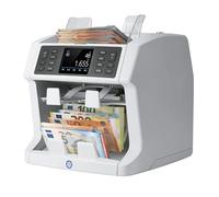 Safescan 2995-SX compteuse de billets valorisatrice qui compte et trie les billets mélangés - Compteur de billets avec détection de faux billets à 7 points - Option de tri pour distributeur de billets