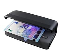 Safescan 45 LED Détecteur de faux billets avec lumière UV puissante - Détecteur de contrefaçon pour billets, cartes bancaires & ID - Machine de vérification de billets avec LED UV - Détecteur d’argent