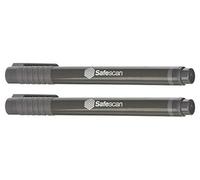Safescan Lot de 2 stylos de contrôle de l'argent - Protection contre la fausse monnaie - Vérifier l'authenticité de l'argent facilement et en toute sécurité