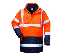 Safestyle SAFESTYLE Parka de signalisation Travis, T. 2XL, orange/marine Quantité:1