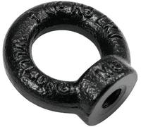 SAFETEX Ecrou à anneau M8 galvanisé noir DIN 582 - Anneaux de levage, écrous de levage et maillons de suspension