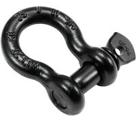 SAFETEX Manille 13mm noire avec boulon à vis - Manilles