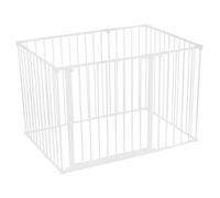 Safetots Playpen Premium Multi-Panneau, Grand Parc pour Bébé, Aire de Jeu pour Tout-Petits, 70cm de Hauteur, 72cm x 105cm, Couleur Blanc