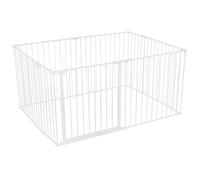 Safetots Playpen Premium Multi-Panneau, Grand Parc pour Bébé, Aire de Jeu pour Tout-Petits, 70cm de Hauteur, 105cm x 144cm, Couleur Blanc