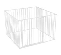 Safetots Playpen Premium Multi-Panneau, Grand Parc pour Bébé, Aire de Jeu pour Tout-Petits, 70cm de Hauteur, 105cm x 105cm, Couleur Blanc