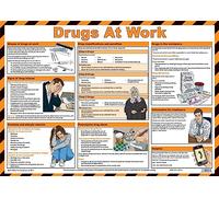 Safety First Aid Group Poster plastifié (59 x 42 cm) - Drogues au travail
