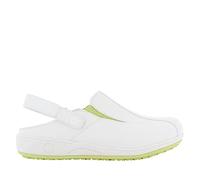 SAFETY JOGGER Chaussure de Sécurité pour Femme - CARINNE - Chaussure de Travail Légère et Confortable avec Scratch - Idéales pour Infirmières et Cuisine - Antidérapantes - Oxypas, Vert, 38 EU
