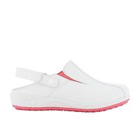 SAFETY JOGGER Chaussure de Sécurité pour Femme - CARINNE - Chaussure de Travail Légère et Confortable avec Scratch - Idéales pour Infirmières et Cuisine - Antidérapantes - Oxypas, Rose, 38 EU