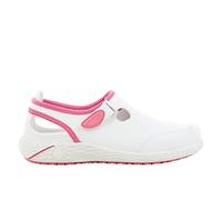 SAFETY JOGGER Chaussure de Sécurité pour Femme - Lina - Chaussure de Travail Légère et Confortable avec Scratch - Idéales pour Infirmières et Cuisine - Antidérapantes - Oxypas, Rose, 42 EU