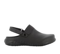 SAFETY JOGGER Sabots de sécurité Femmes - Dany - Chaussure de Travail légère et Confortable à Velcro, idéale infirmières ou Cuisine, antidérapante et Absorbant Chocs, Oxypas, Noir, EU 36