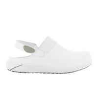 SAFETY JOGGER Sabots de sécurité Femmes - Dany - Chaussure de Travail légère et Confortable à Velcro, idéale infirmières ou Cuisine, antidérapante et Absorbant Chocs, Oxypas, Blanc, EU 40