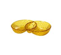 Saffron yellow PLAT A HORS D'OEUVRE "VANITY"