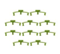 SAFIGLE 10pcs Clip de Contrôle Formation des Plantes en Plastique Vert, Pince de Fixation pour Brindilles, Outil Jardinage pour Arbres Fruitiers en Extérieur