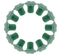 SAFIGLE 12 Pièces Housses de Protection pour Tiges de Jardin en Bambou Capuchons de Sécurité Résistants aux Intempéries Couvre-tiges Extérieurs pour Clôtures et Décoration Extérieure
