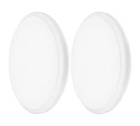 SAFIGLE 2 Pièces Accessoire Abat-jour Rond pour Lampe de Plafond Domestique avec Triple Fente Compatible et Facile à Installer