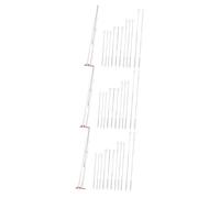 SAFIGLE 3 Ensembles Nettoyage Acier Inoxydable Pour Tuyaux Pailles Longue Souple Pour Évier Coins Difficiles Accès 11 Pièces * 3