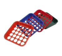 SAFIGLE 4 Pièces Séparateur de Pièces en Plastique Robuste pour Coins et Nickels, Plateau de Tri Polyvalent pour Boutiques et Utilisation Mobile, Plateaux