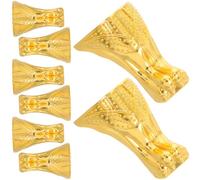 SAFIGLE 8 Pièces Pieds D’Angle Décoratifs en Alliage de Zinc | Support Stable, Montage Facile, Finition Lisse des Bords, pour Coffret Bijoux et Caisses en Bois
