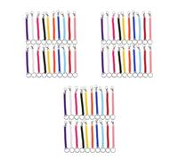 SAFIGLE 90 Pièces Porte-clés à Cordon Rétractable Spiralé, Bracelet
