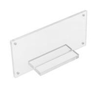 SAFIGLE Acrylic Money Display Case Double-sided Transparent Holder Frame For Banknotes Collectors With Stable Base Easy Insertion And Scratch-resistant