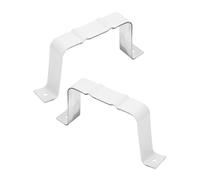 SAFIGLE Adaptateur de Rallonge de Gouttière en Aluminium 2 Pièces Collier de Serrage pour Usage en Extérieur et Drainage
