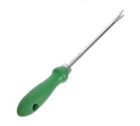 SAFIGLE Arrache-Herbe à Poignée Plastique et Fer, Vert Argenté | Outil de Désherbage pour Jardin, Léger, Réduit la Fatigue Main et Poignet, pour Adultes