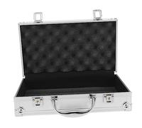 SAFIGLE Boîte En Alliage D'aluminium Multifonction 29x16x7 Cm Mallette à Outils Trousse Polyvalente Pour Maison Bureau Voyage Serrure Et Clé