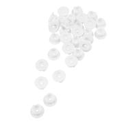 SAFIGLE Boutons de Rail Inférieur pour Stores Horizontaux, 30 Pièces | Cache-cordon Inférieur 1cm, Design Verrouillage, Installation Facile, pour Maison et Salons, Finition Moderne