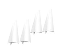 SAFIGLE Cache-joints En Silicone Pour Cuisinière 21 Pouces Transparent Résistant à La Chaleur Flexible Lot De 4 Pièces Protection Espace Entre Cuisinière Et Plan De Travail La Cuisine