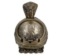 SAFIGLE Cendrier Créatif Serpent en Métal avec Couvercle Anti-Vent | Grosse Capacité, Rainure pour Cigarette, Base Stable, Décoration de Table Moderne pour Bar et Jardin