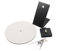 SAFIGLE Cercle d'horloge en Bois Blanc, Format Compact, Multi-Usage pour Loisirs créatifs et Sublimation, Accessoire DIY décoratif pour Maison et Bureau